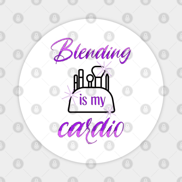 Blending is my Cardio Magnet by TempoTees